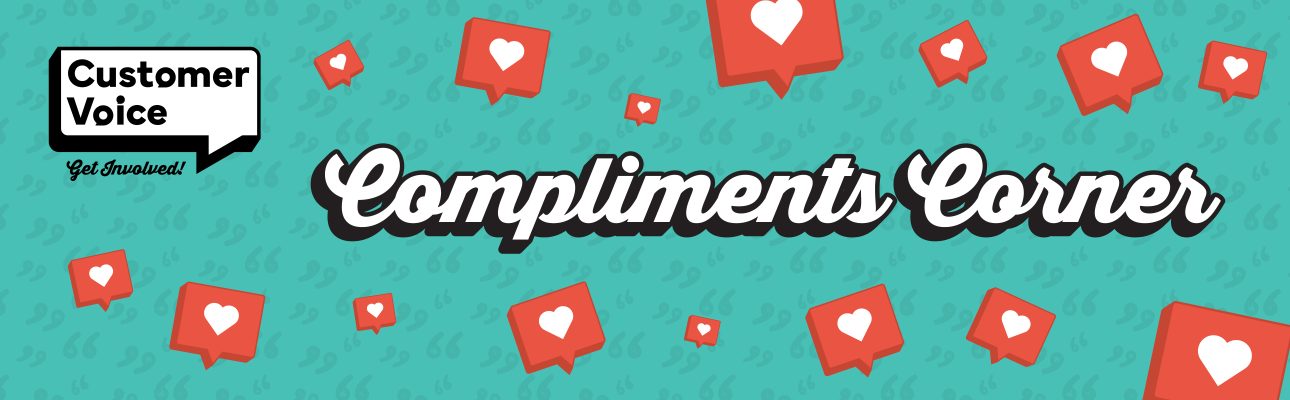 Banner image related to 'Compliments Corner'